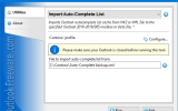 Import Auto-Complete List for Outlook screenshot