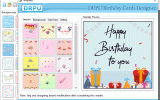 Windows Birthday Cards Maker Software screenshot