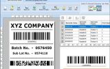 Warehouse Industry Barcode Software screenshot