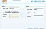 MSSQL Conversion Software screenshot
