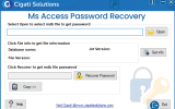 Cigati Access Password Recovery screenshot