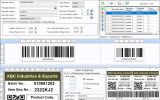 Software to Create Industrial Barcodes screenshot