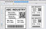 Mac Corporate Barcode Software screenshot