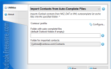 Import Contacts from Auto-Complete Files screenshot