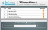 PST Password Removable screenshot