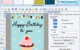 Freeware Birthday Greeting Cards Maker screenshot