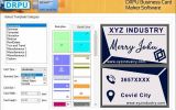 Customize Business Card Maker Program screenshot