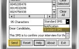Pocket PC Group SMS Software screenshot