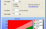 FinitySoft BMI Calculator screenshot