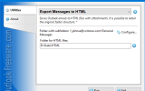 Export Messages to HTML for Outlook screenshot