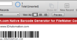 Filemaker Code 128 Generator screenshot