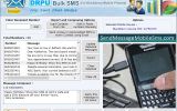 Send SMS from Blackberry screenshot