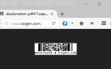 ASPX PDF417 Barcode Script screenshot