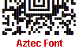 Aztec Font and Encoder Suite screenshot