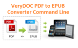 VeryUtils PDF to ePub Converter Command Line screenshot