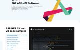 ASP. NET C# PDF Software screenshot