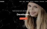 Natasha - One Page Portfolio HTML Template screenshot