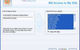 Migrate MS Access Database screenshot