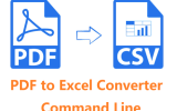 VeryUtils PDF to Excel Converter Command Line screenshot