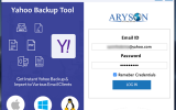 Aryson Yahoo Email Exporter screenshot