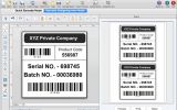 Mac Barcode labeling & Printing Tool screenshot
