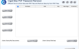 Cigati Mac PDF Password Remover screenshot
