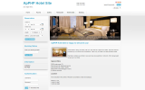 X-White Template for ApPHP Hotel Site screenshot