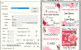 Marriage Invitation Cards Maker Software screenshot