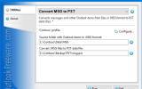 Convert MSG to PST for Outlook screenshot