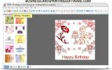 Birthday Cards Printing Software screenshot