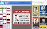 Excel Bulk ID Badges Designing Software screenshot