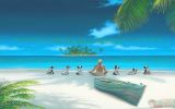 Meditate on the Beach with six Dalmatian screenshot