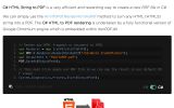 C# HTML to PDF screenshot