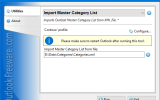 Import Master Category List for Outlook screenshot