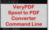 VeryUtils Spool to PDF Converter Command Line screenshot