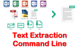 VeryUtils Text Extraction Command Line screenshot