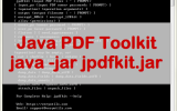 VeryUtils Java PDF Toolkit Command Line screenshot