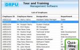 Tour and Training Management Software screenshot