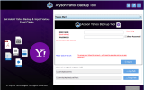Aryson Yahoo Backup Tool screenshot
