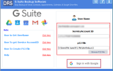 CloudMigration G Suite Backup Tool screenshot