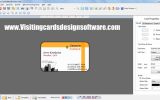 Visiting Cards Design Software screenshot