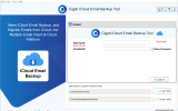 Cigati iCloud Email Backup Tool screenshot