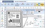 Postal Barcode Label Generator screenshot
