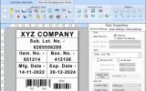 Logistic Barcode Designing Software screenshot