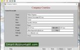 Accounting software screenshot